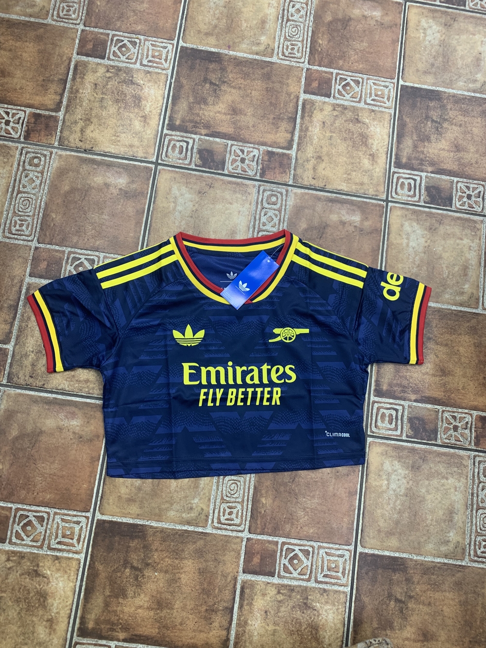 Adidas Originals Arsenal 2026/27 Women's Third Kit Cropped Jersey Size L